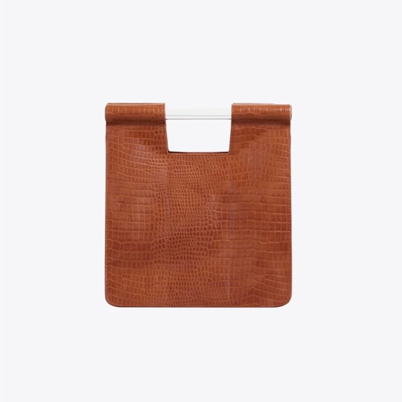 BNWT BEIS Crossbody in cognac croc - Picture 2 of 8